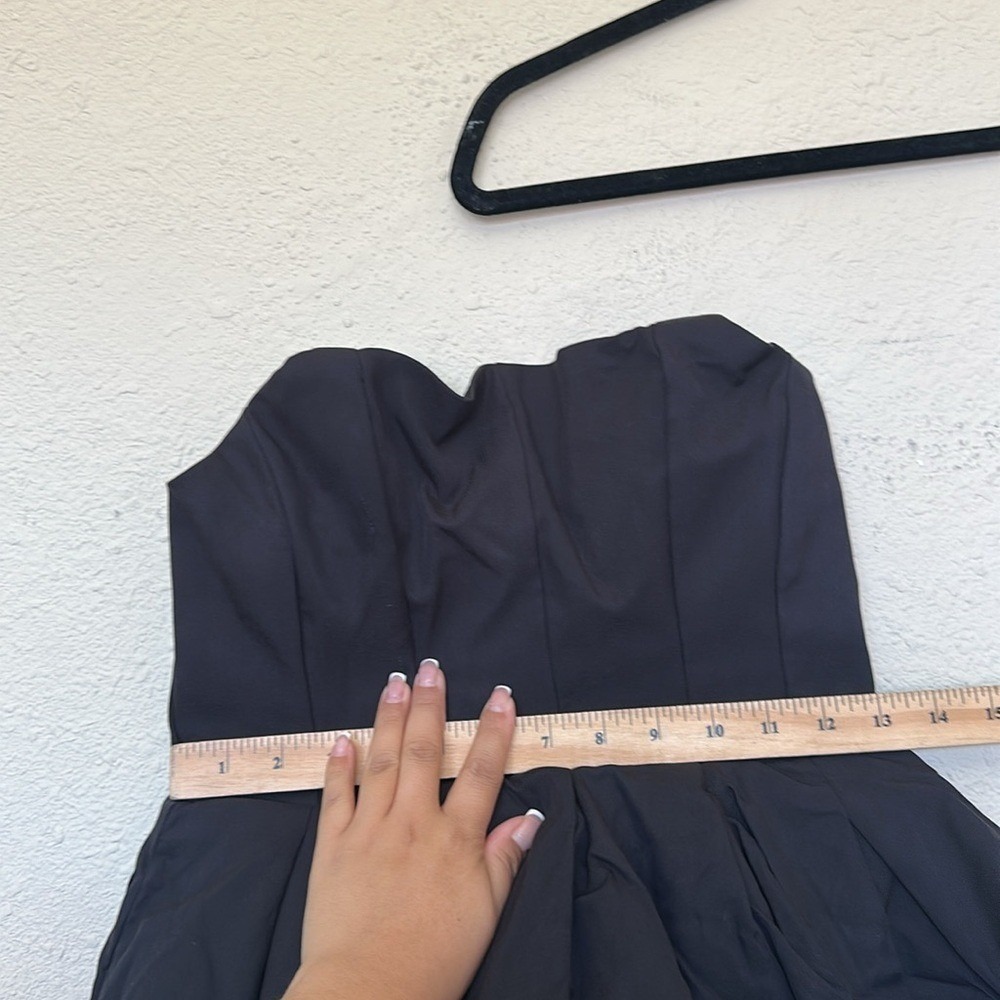 House of CB Emmanuela Strapless Bow mini Dress NWOT size M A-C $285 - Picture 10 of 13